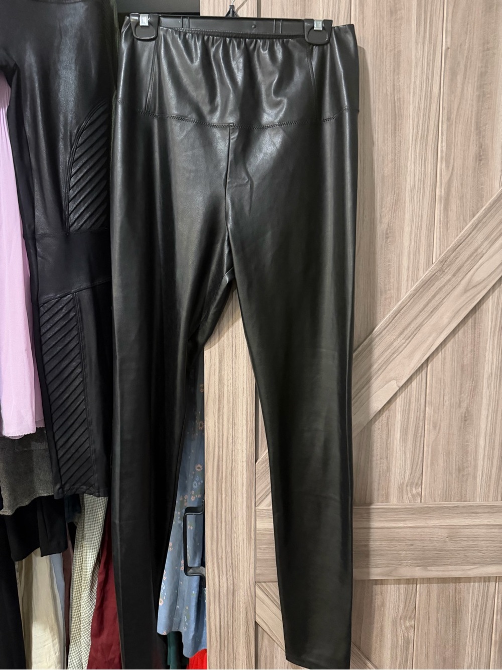 Wilfred Daria Black Faux Leather Leggings